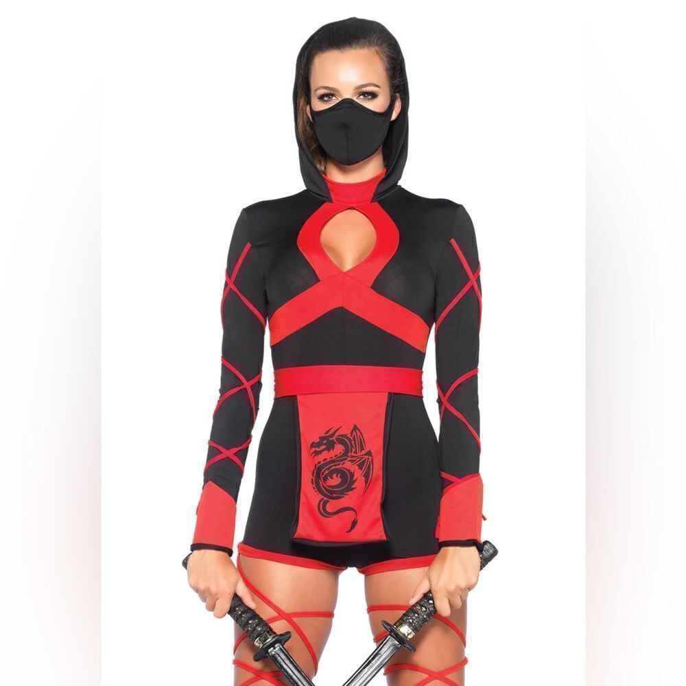 NWT Leg Avenue Dragon Ninja 🥷 3pc costume size Medium